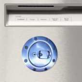 Aimant Motocycles Motorcycle Black Silver Casquette Photo (In Situ (Lave-vaisselle))