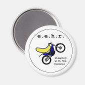 Aimant Motorcycliste Banana Stunt (Recto/Verso)