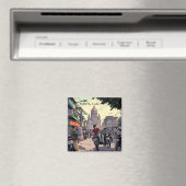 Aimant Motos du centre-ville à Calcutta, Inde (In Situ (Lave-vaisselle))