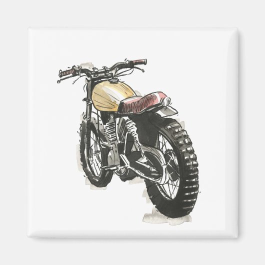 Aimant Motos en encre III (Devant)