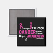 Aimant Mots...Cancer du Sein (Recto/Verso)