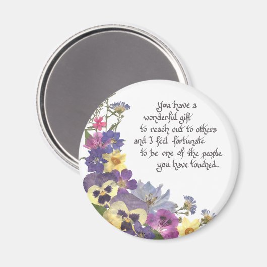 Aimant Mots d'appréciation (Recto/Verso)