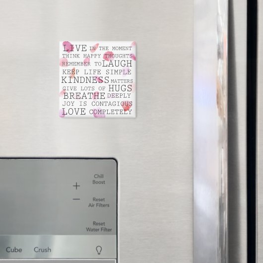 Aimant Mots d'inspiration romantique (In situ (réfrigérateur))