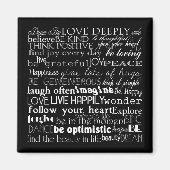 Aimant Mots Inspirants (Devant)