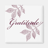 Aimant Mots Inspirants Gratitude (Devant)