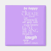 Aimant mots motivants (Devant)