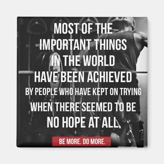 Aimant Mots Motivationnels - Exercice (Devant)