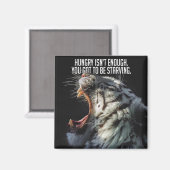 Aimant Mots Motivationnels - La Faim Ne Suffit Pas (Recto/Verso)