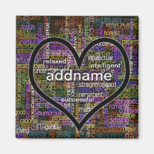 Aimant Mots positifs au sujet de vous