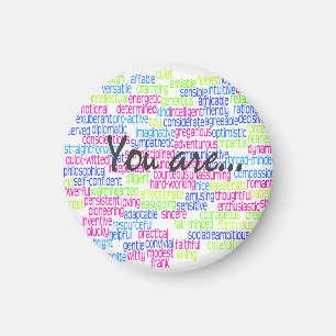 Aimant Mots positifs qui vous décrivent