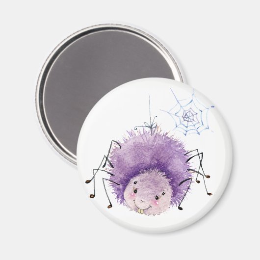 Aimant mou violet d'araignée (Recto/Verso)