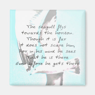 Aimant Mouette inspirée