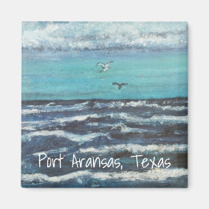 Aimant Mouettes à l'aimant du coucher du soleil