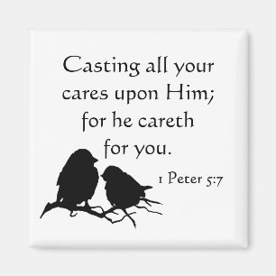 Aimant Moulant tous vos soins sur lui 5:7 1Peter