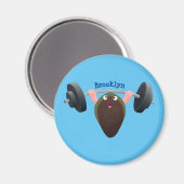 Aimant Moule amusante travaillant sur l'illustration de d (Recto/Verso)