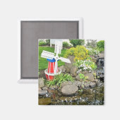 Aimant Moulin à vent Jardin Décor (Recto/Verso)