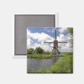 Aimant Moulin à vent le long d'un canal à l'est de Leiden (Recto/Verso)