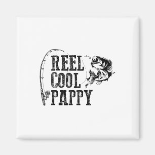 Aimant Moulinet de pêche Pappy Cool Pappy Cadeau drôle 1