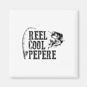 Aimant Moulinet de pêche Pepere Drôle Cadeau Pepere Funny