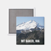 Aimant Mount Baker, Washington Photo (Recto/Verso)