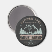 Aimant Mount Rainier Wilderness Deer (Recto/Verso)