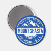 Aimant Mount Shasta California U.S.A. (Recto/Verso)