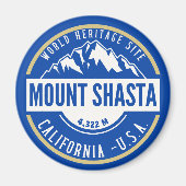 Aimant Mount Shasta California U.S.A. (Devant)