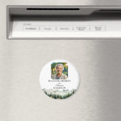 Aimant Mountains and Trees Celebration Of Life Keepsake (In Situ (Lave-vaisselle))