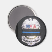 AIMANT MOURNER LA LIGNE BLEUE MINCE (Recto/Verso)