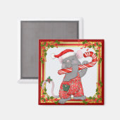 Aimant Mouse Tunes Père Noël (Recto/Verso)