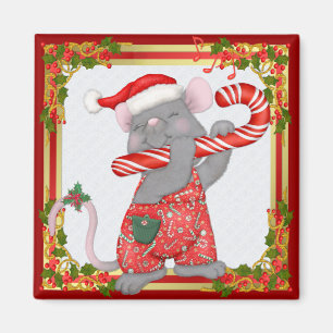 Aimant Mouse Tunes Père Noël