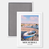Aimant Mousehole, Cornouailles, Angleterre (Recto/Verso)