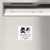 Aimant Moustache et chapeau de haut Enregistrer l'aimant  (In Situ (Lave-vaisselle))