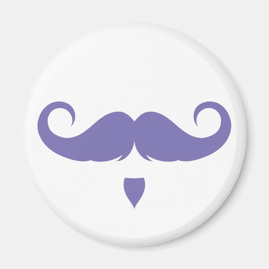 Aimant Moustache guidon personnalisable (Devant)