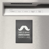 Aimant Moustache Incroyable (In Situ (Lave-vaisselle))