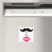 Aimant moustache & lèvres (In Situ (Lave-vaisselle))