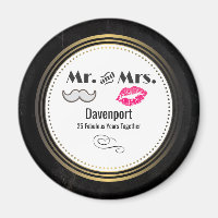 Moustache & Lèvres M. & Mme - Anniversaire