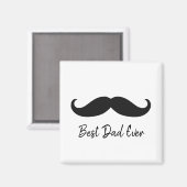 Aimant Moustache noire (Recto/Verso)
