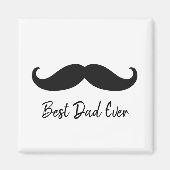 Aimant Moustache noire (Devant)