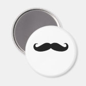 Aimant Moustache noire ou moustache noire pour les cadeau (Recto/Verso)