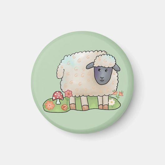 Aimant Mouton du pâturage (Devant)