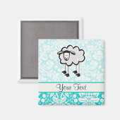 Aimant Mouton ; mignon (Recto/Verso)