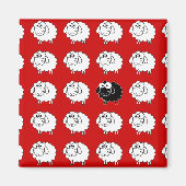 Aimant Mouton noir (Devant)