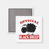 Aimant Mouton noir (Recto/Verso)
