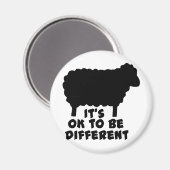 Aimant Mouton Noir - Ça va être différent (Recto/Verso)