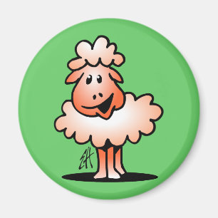 Aimant Moutons de sourire