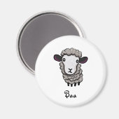 Aimant moutons mignons (Recto/Verso)