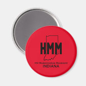Aimant Mouvement de modernisation du VIH Indiana (Recto/Verso)