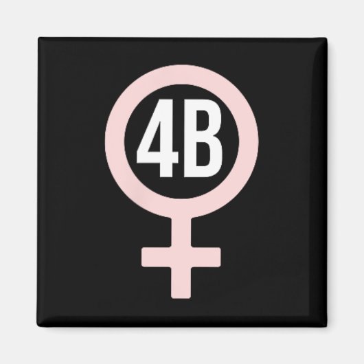 Aimant Mouvement féministe coréen (Devant)