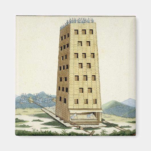 Aimant Moveable Tower designed after Caesar's Tower at N (Devant)